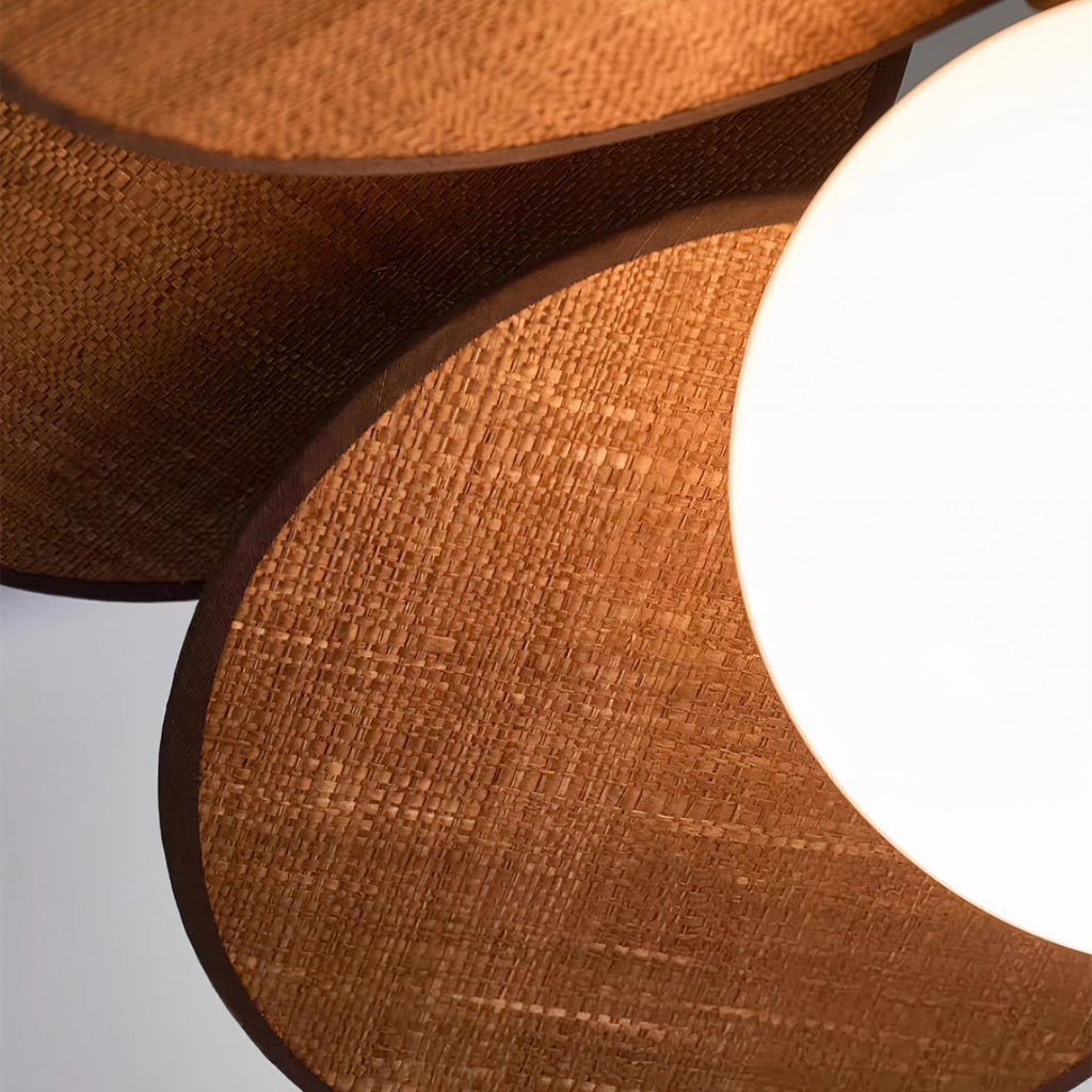 Pendant Light For Warm Ambience Natural Wood Petal