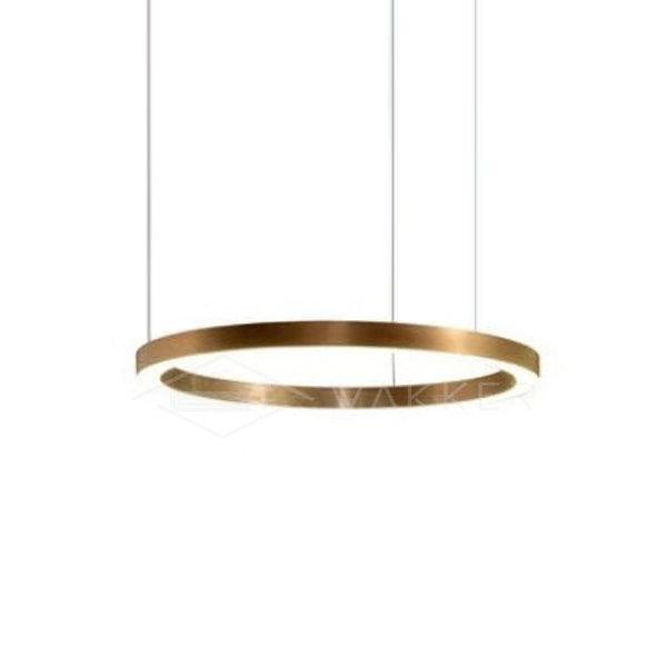 LED Pendant Light With Adjustable Design Gold Ring