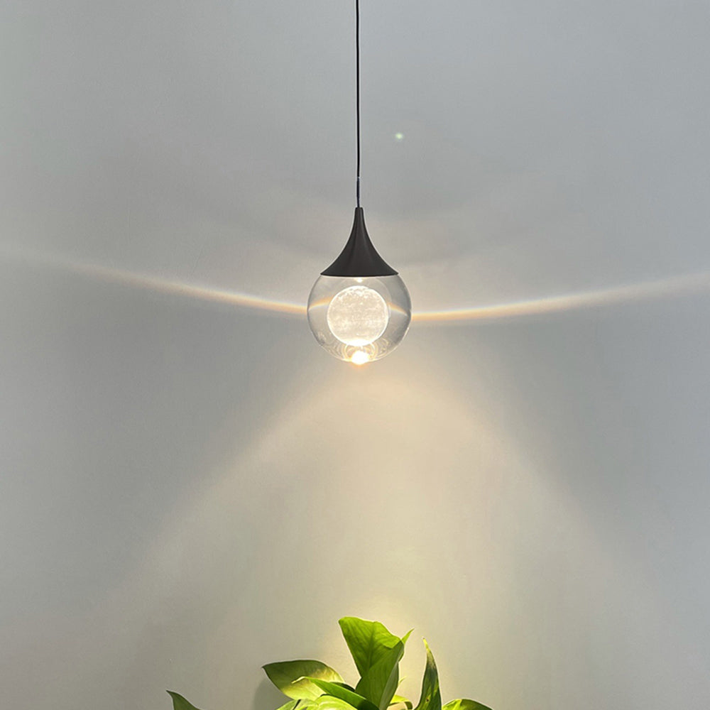 Modern Interiors Pendant Light For Metal Moon Black Matte