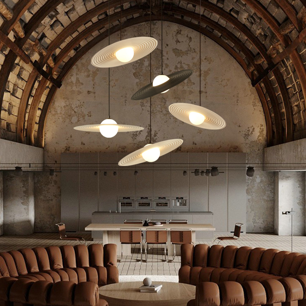 Ambient Glow Adds Two-Tone Star Ring Pendant Light
