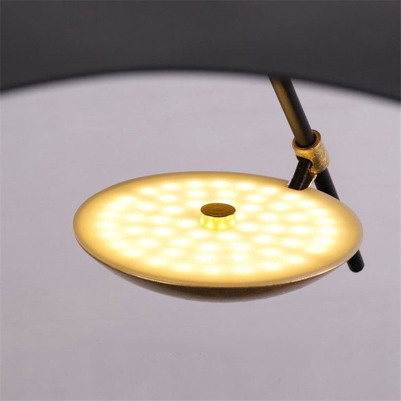 Warm Glow Pendant Light With Gold Foil