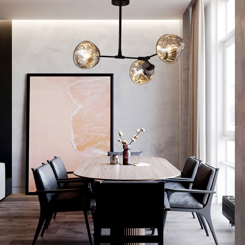 Ambience Elevates Triple Globe Lava Pendant Light