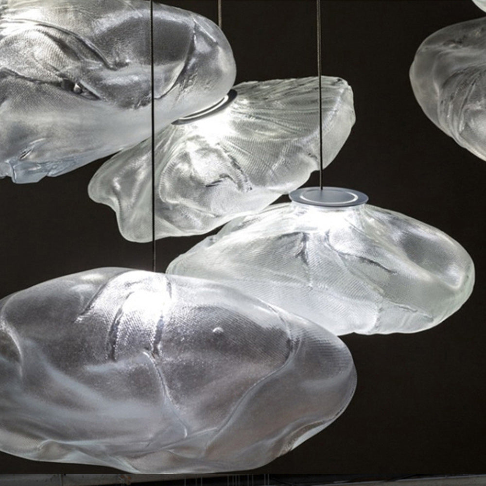 Ambient Glow Glass Globe Minimalist Pendant Light