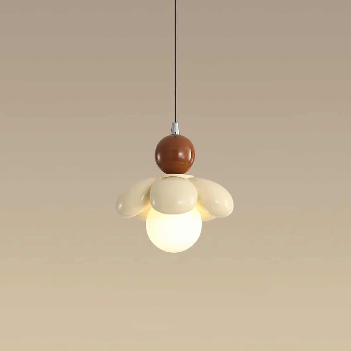 Dimmable Glow Floral Pendant Light