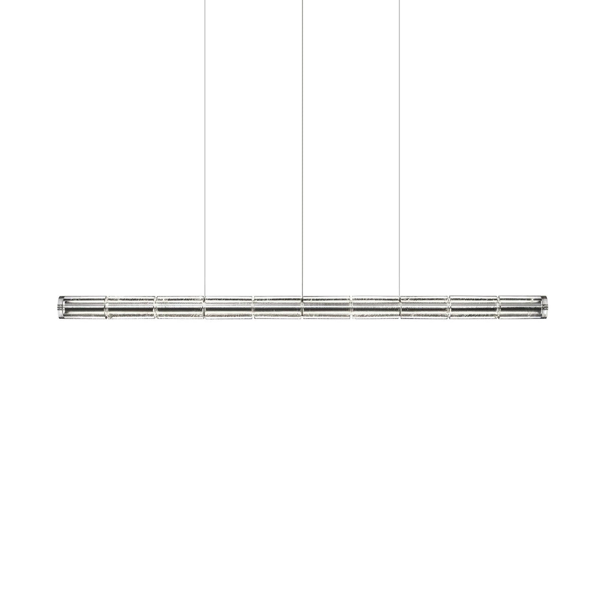 Modern Interiors Glass Pendant Linear Lamp Elegant