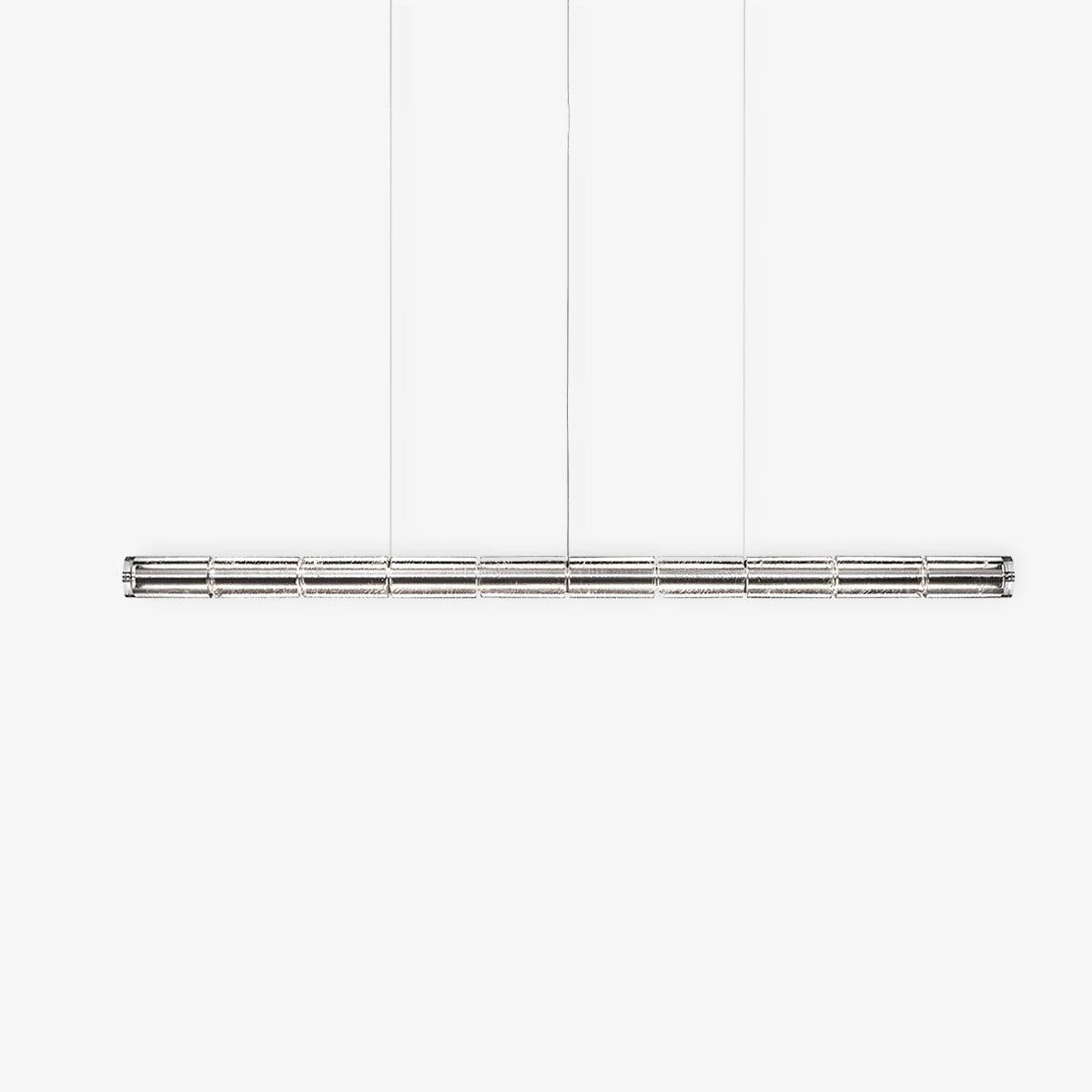 Modern Interiors Glass Pendant Linear Lamp Elegant