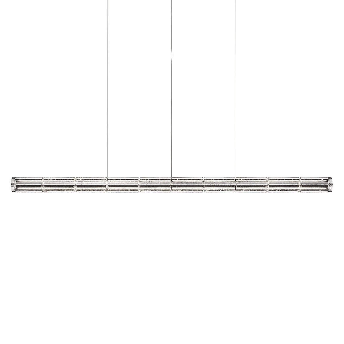 Modern Interiors Glass Pendant Linear Lamp Elegant