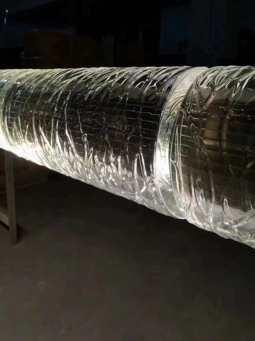 Modern Interiors Glass Pendant Linear Lamp Elegant