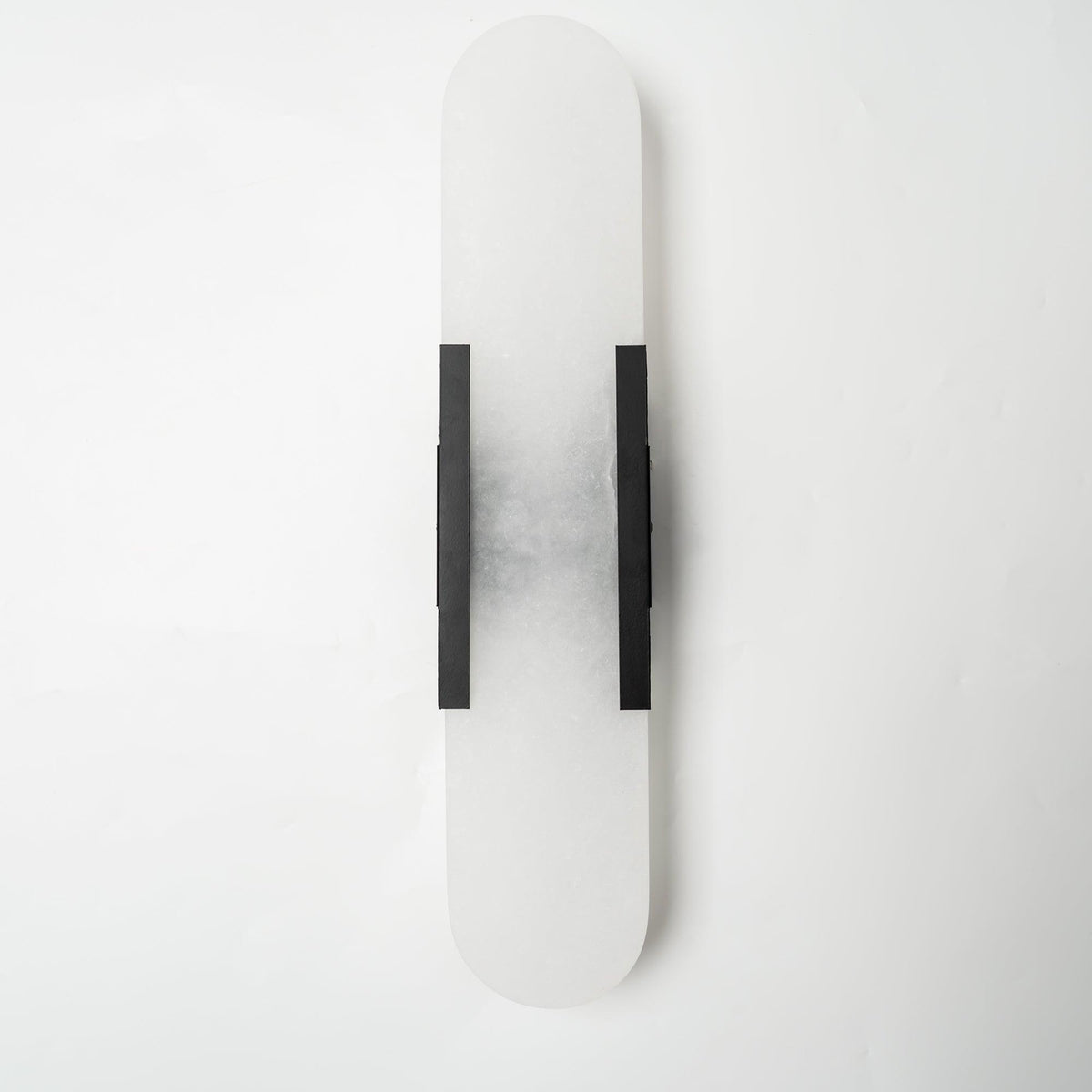 Warm Glow Alabaster Elongated Wall Light