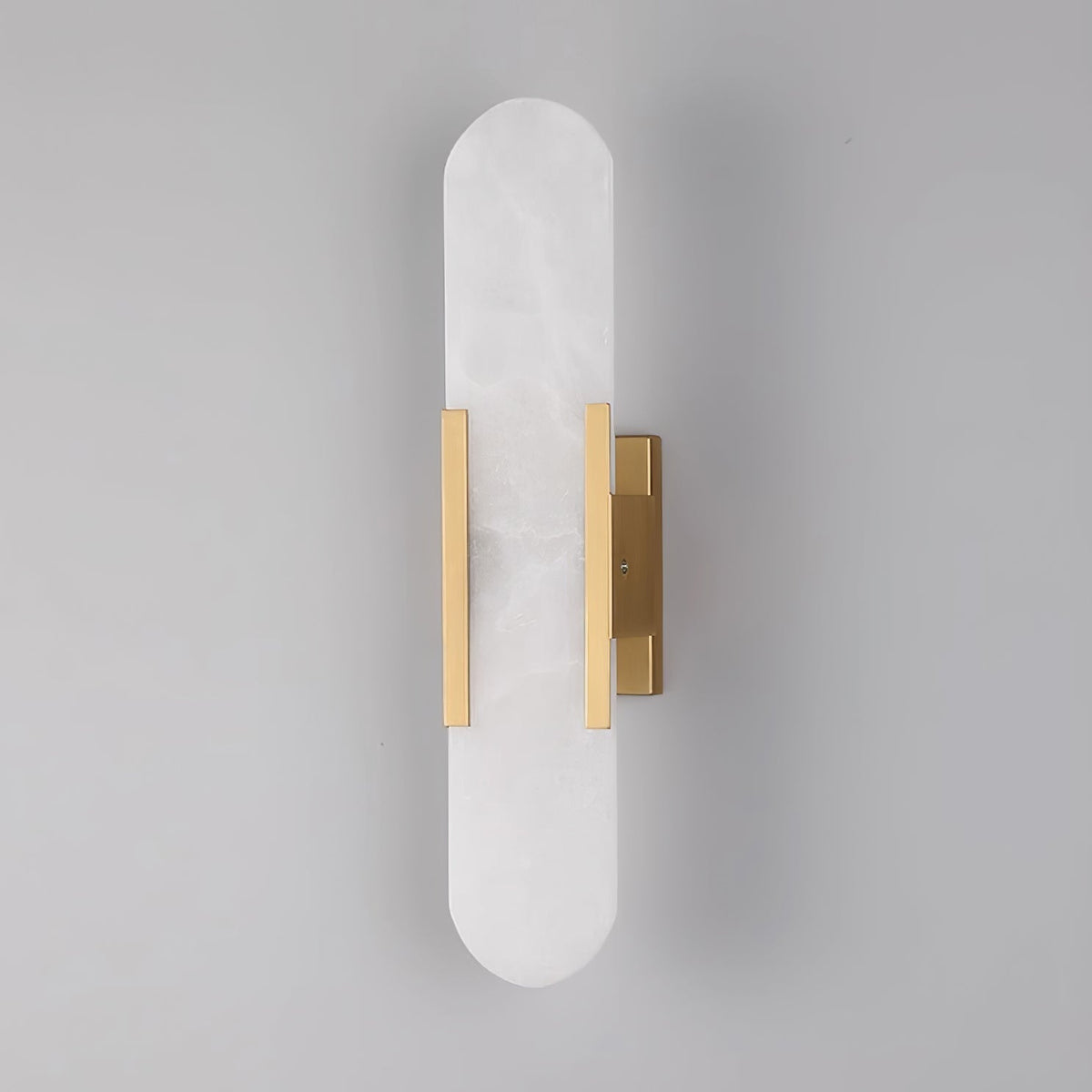 Warm Glow Alabaster Elongated Wall Light