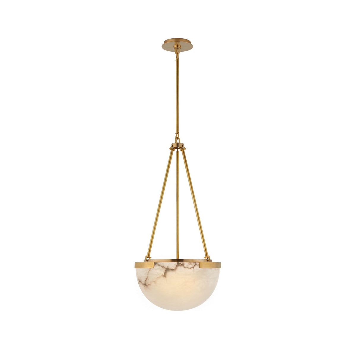Integrated LED Pendant Lamp In Alabaster
