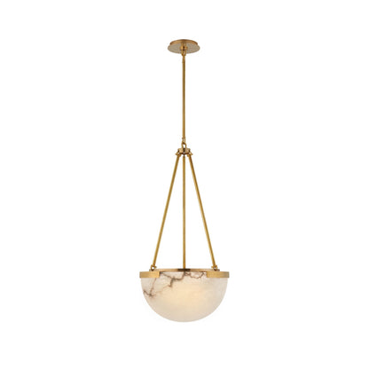 Integrated LED Pendant Lamp In Alabaster