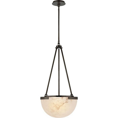 Integrated LED Pendant Lamp In Alabaster