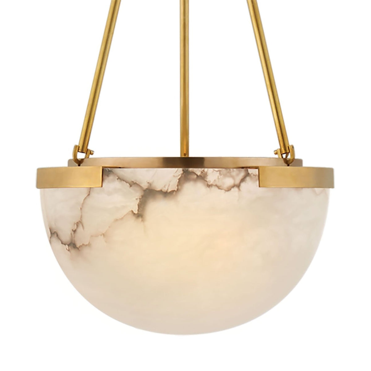 Integrated LED Pendant Lamp In Alabaster