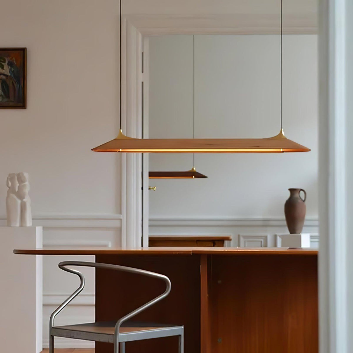 Integrated LED Brass Pendant Light