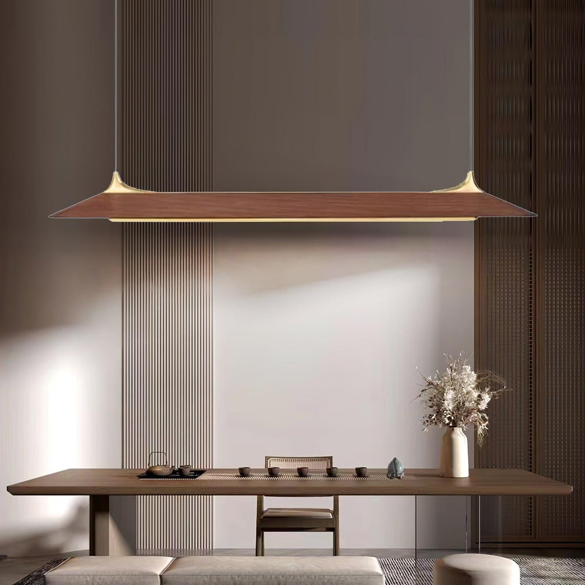 Integrated LED Brass Pendant Light