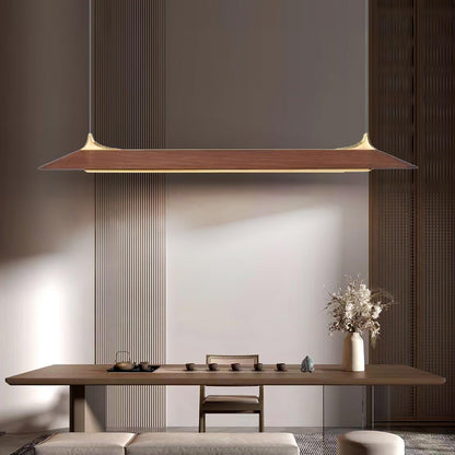 Integrated LED Brass Pendant Light