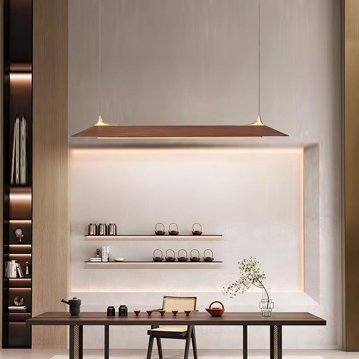 Integrated LED Brass Pendant Light