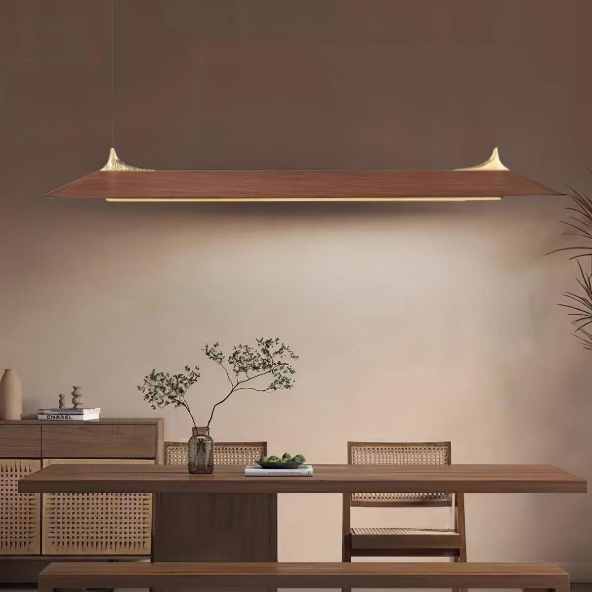 Integrated LED Brass Pendant Light