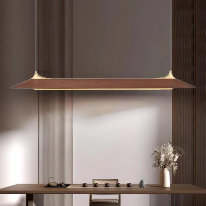 Integrated LED Brass Pendant Light