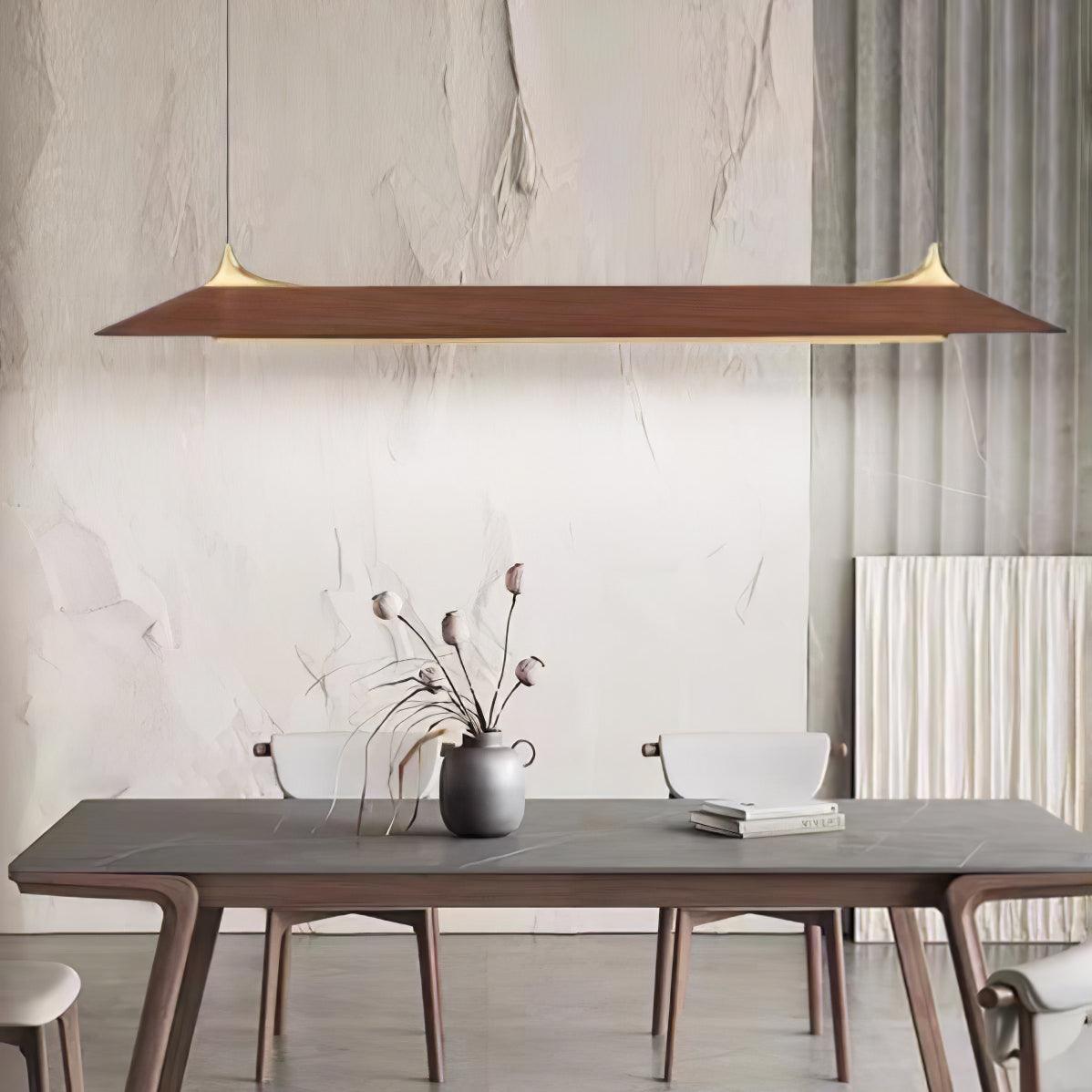 Integrated LED Brass Pendant Light