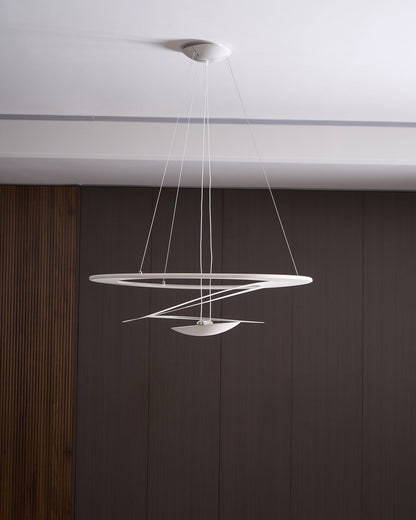 Warm Glow Modern Aluminum Lumenia Pendant Light