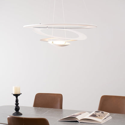 Warm Glow Modern Aluminum Lumenia Pendant Light