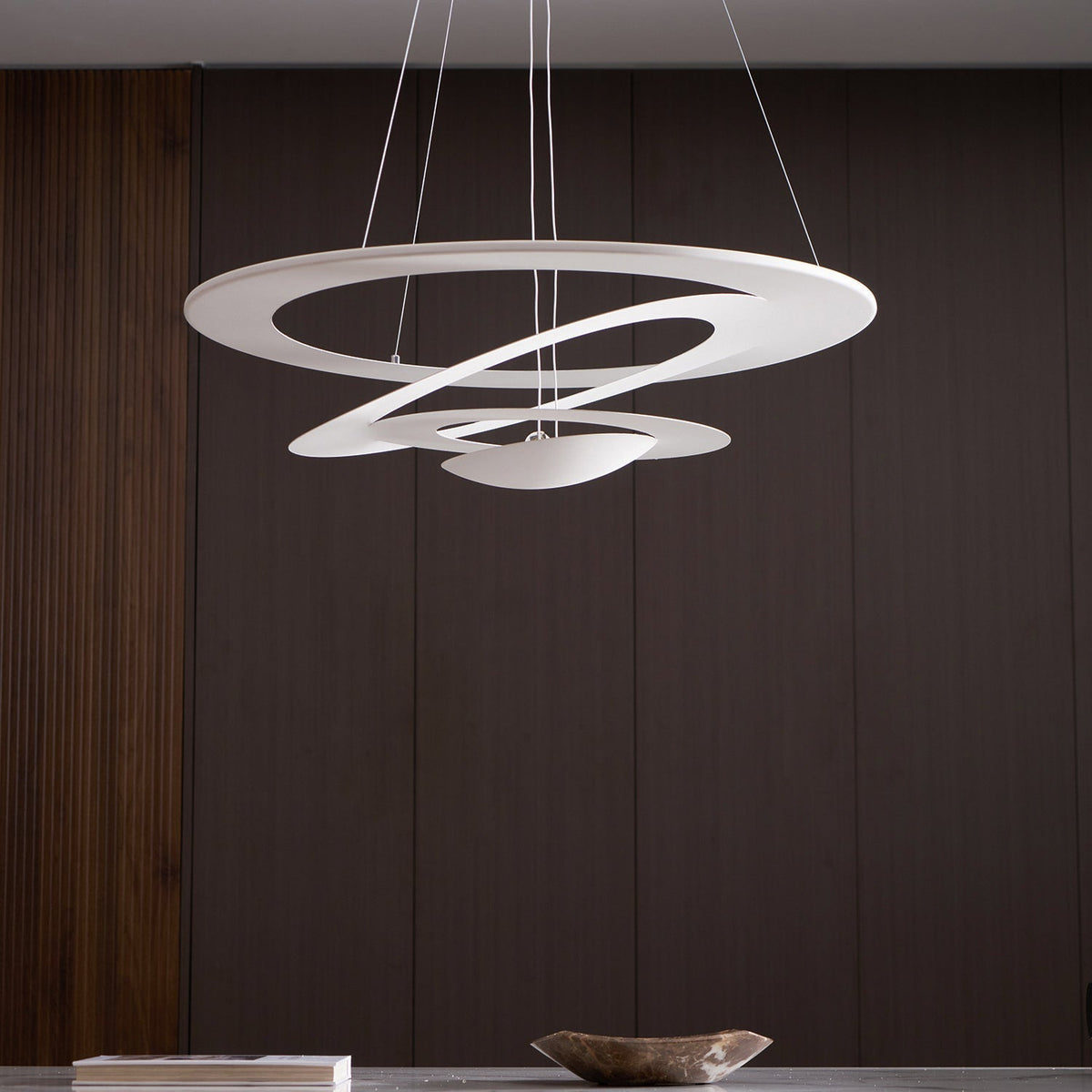 Warm Glow Modern Aluminum Lumenia Pendant Light