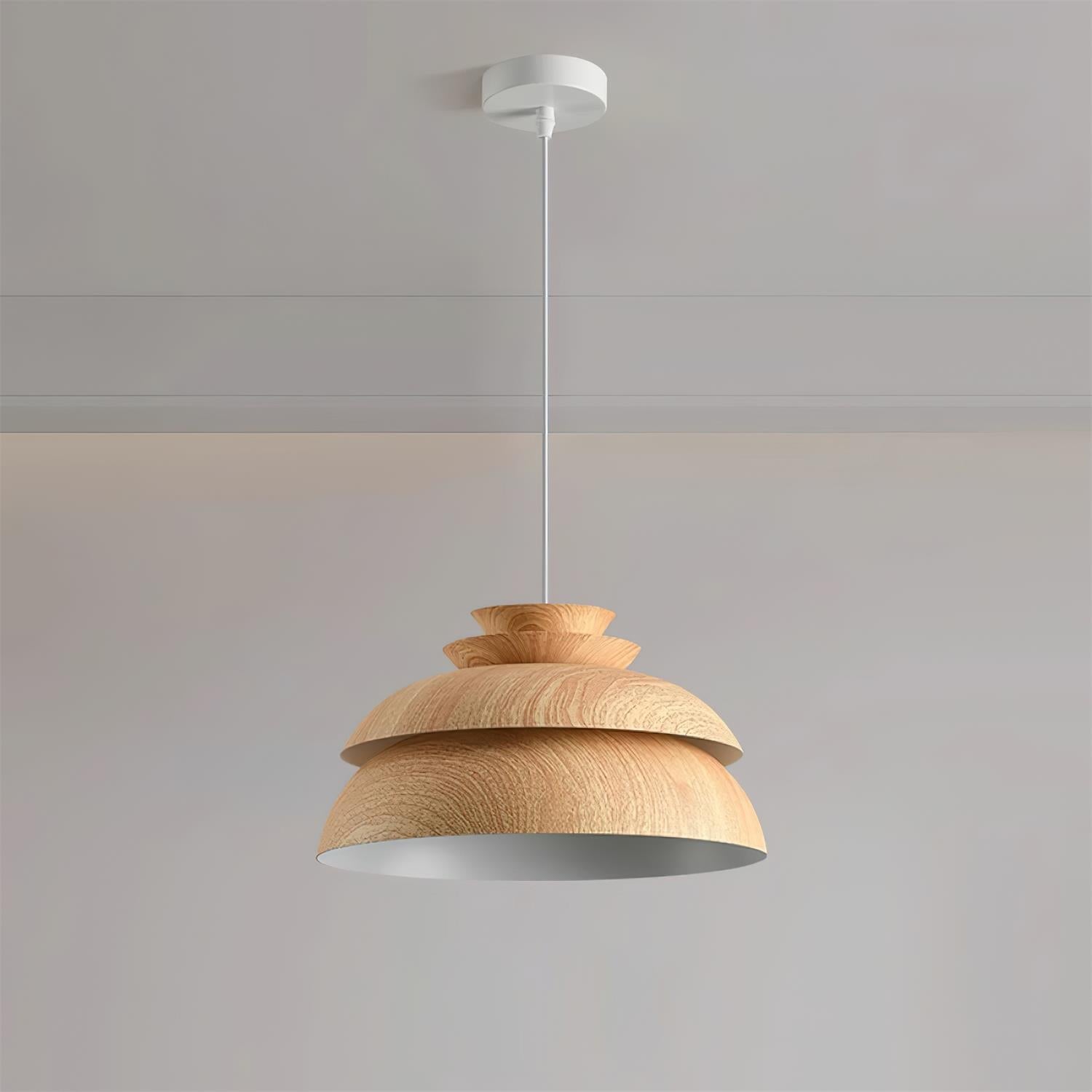 Modern Aluminum Dome Layered Pendant Lamp