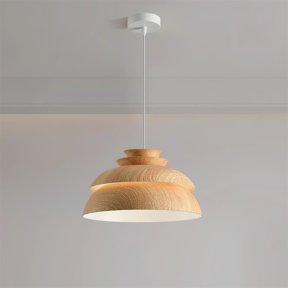 Modern Aluminum Dome Layered Pendant Lamp