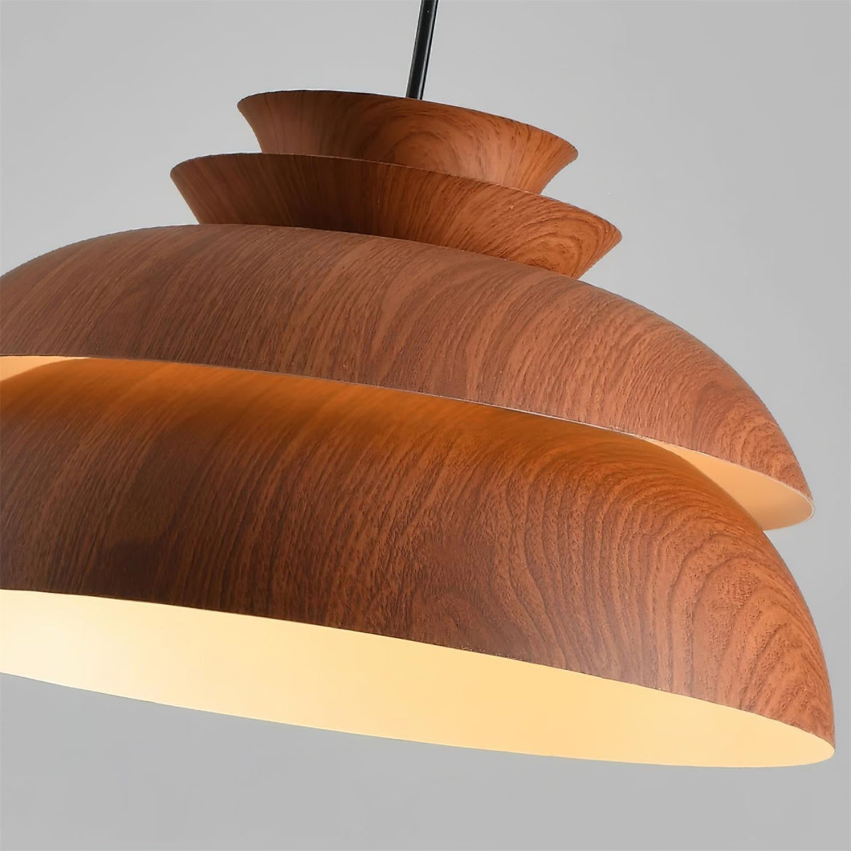 Modern Aluminum Dome Layered Pendant Lamp