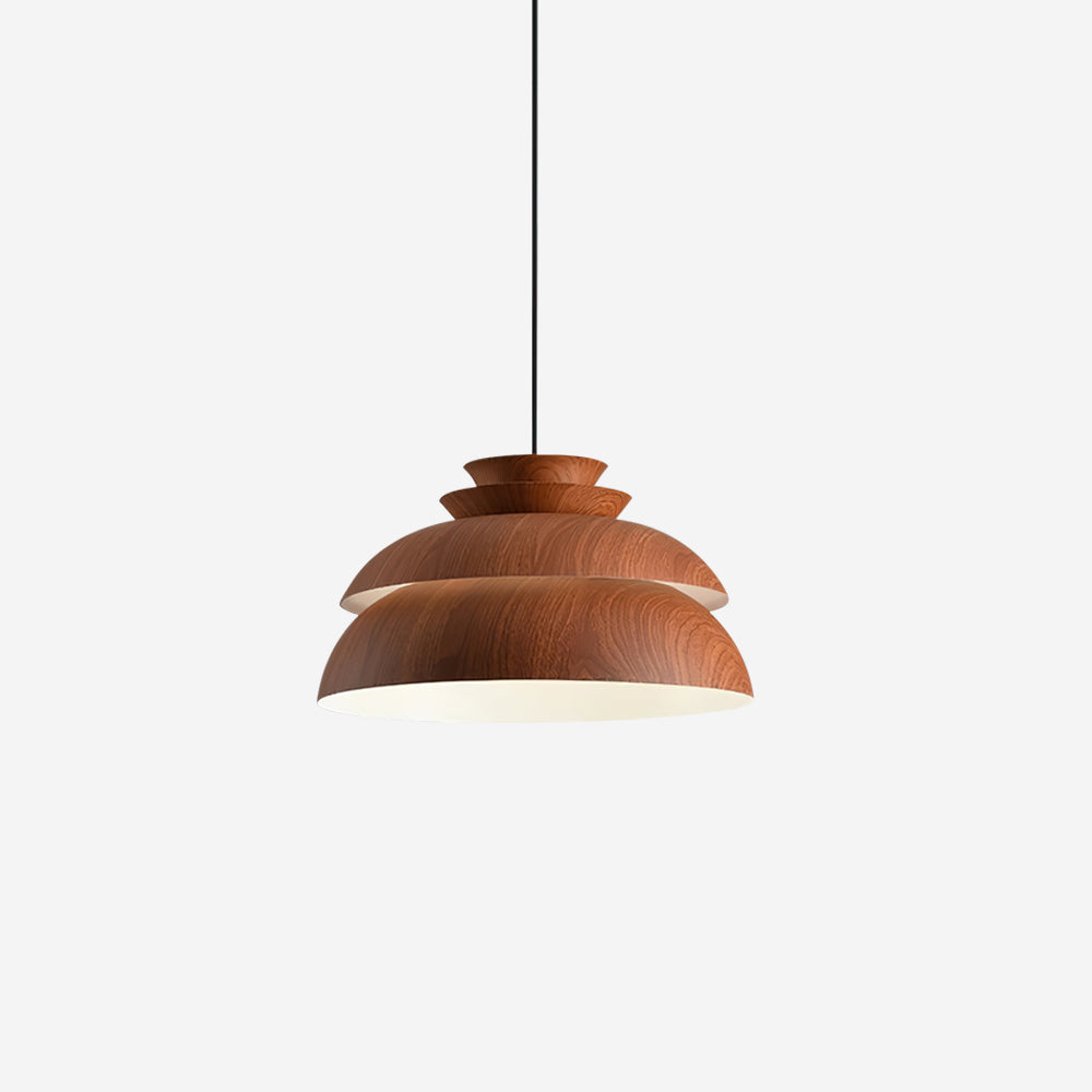 Modern Aluminum Dome Layered Pendant Lamp