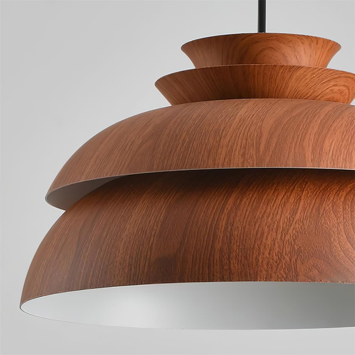 Modern Aluminum Dome Layered Pendant Lamp