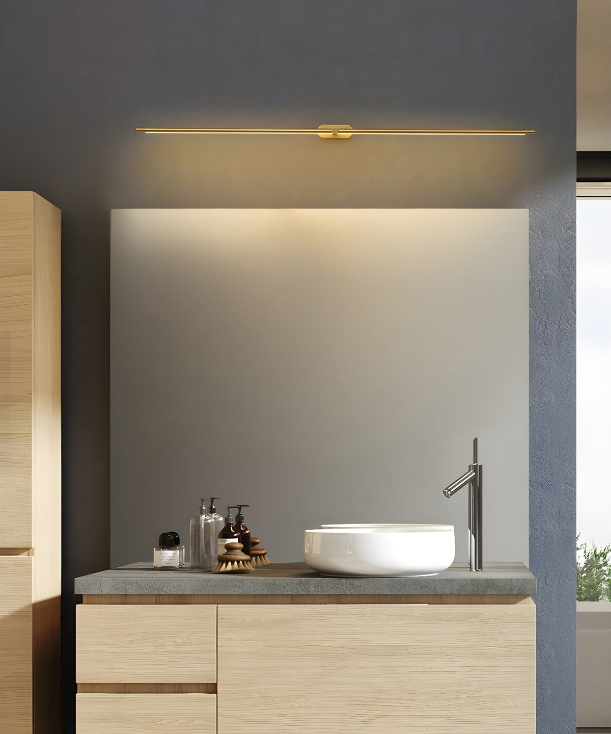 Wall Light Touch Control Slimline USB Rechargeable