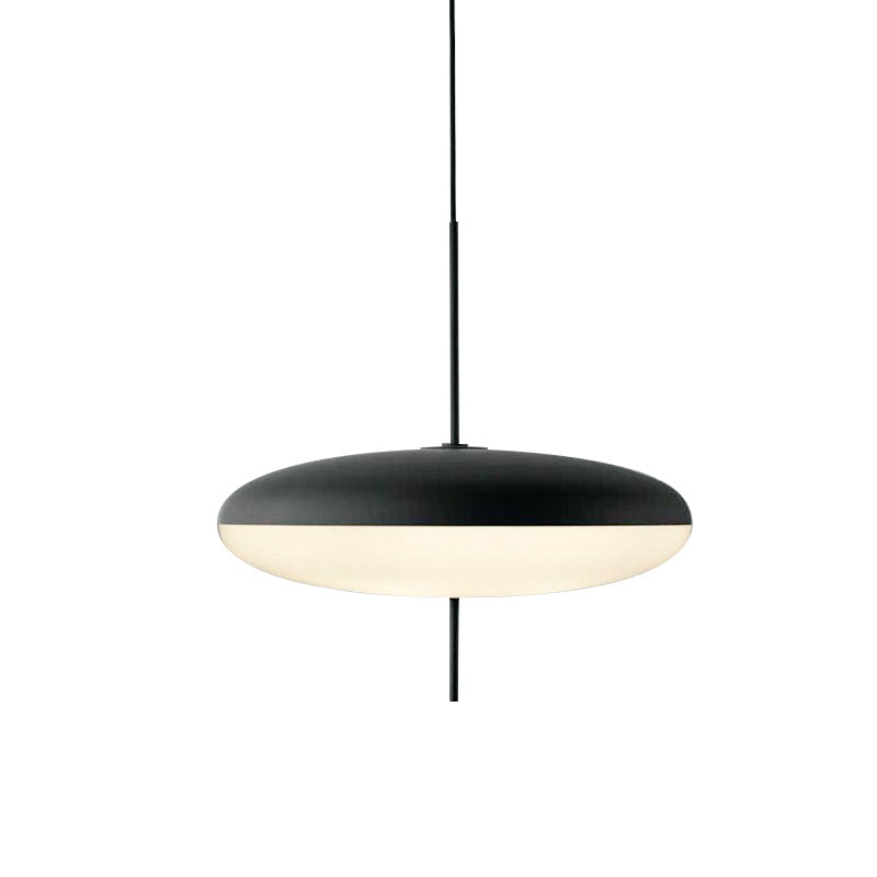 Bright White Shade Nordic Oval Pendant Light
