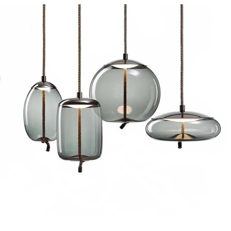 Energy Efficient LED Nordic Glass Pendant Light