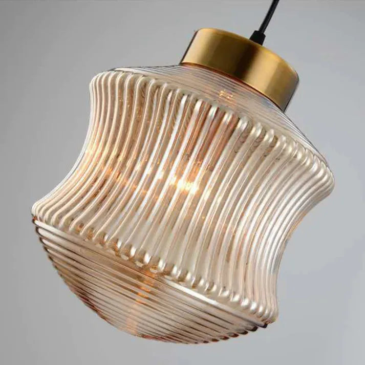 Cozy Ambience Glass LED Smoke Pendant Light