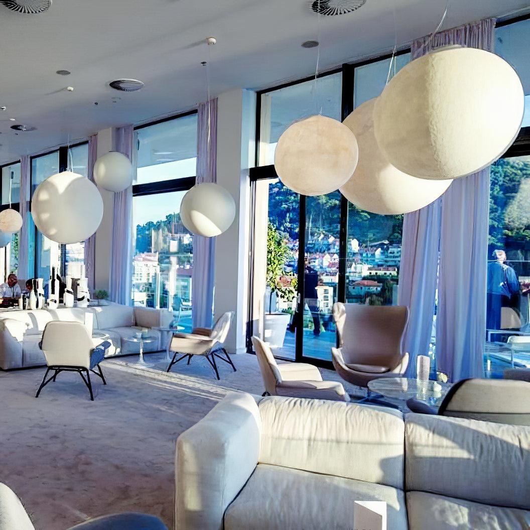 Ambient Glow Pendant Light Inspired by Lunar