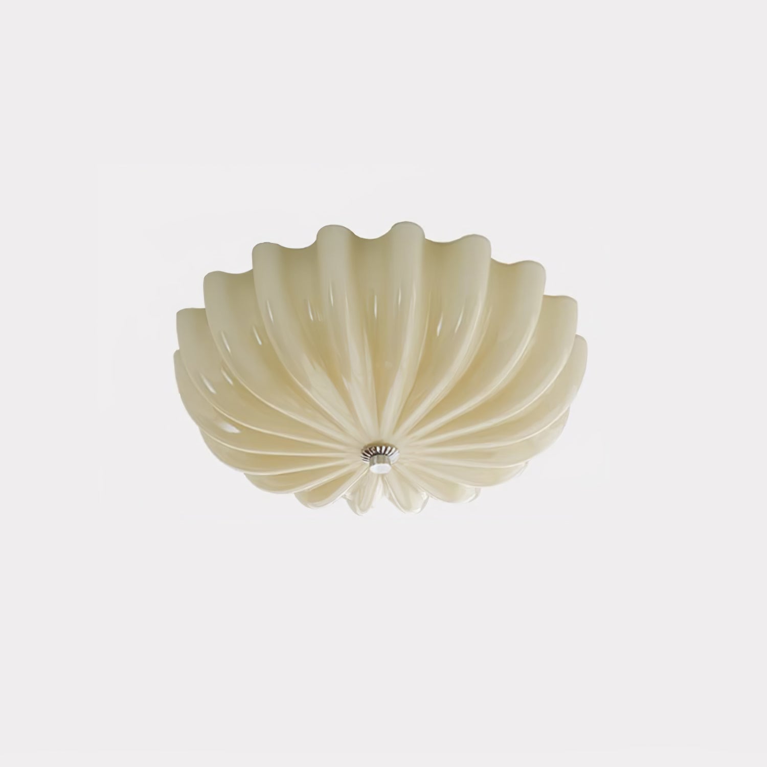 Ceiling Light Flush Blown Glass Murano Style