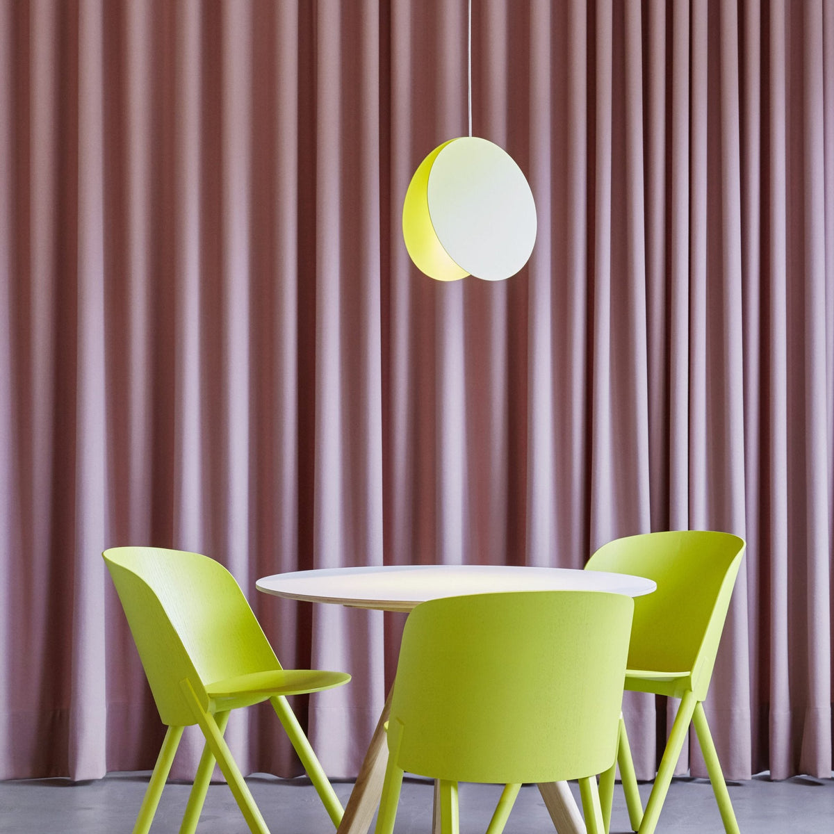 Metal Round Dimmable Pendant Light Featuring 6 Color Choices