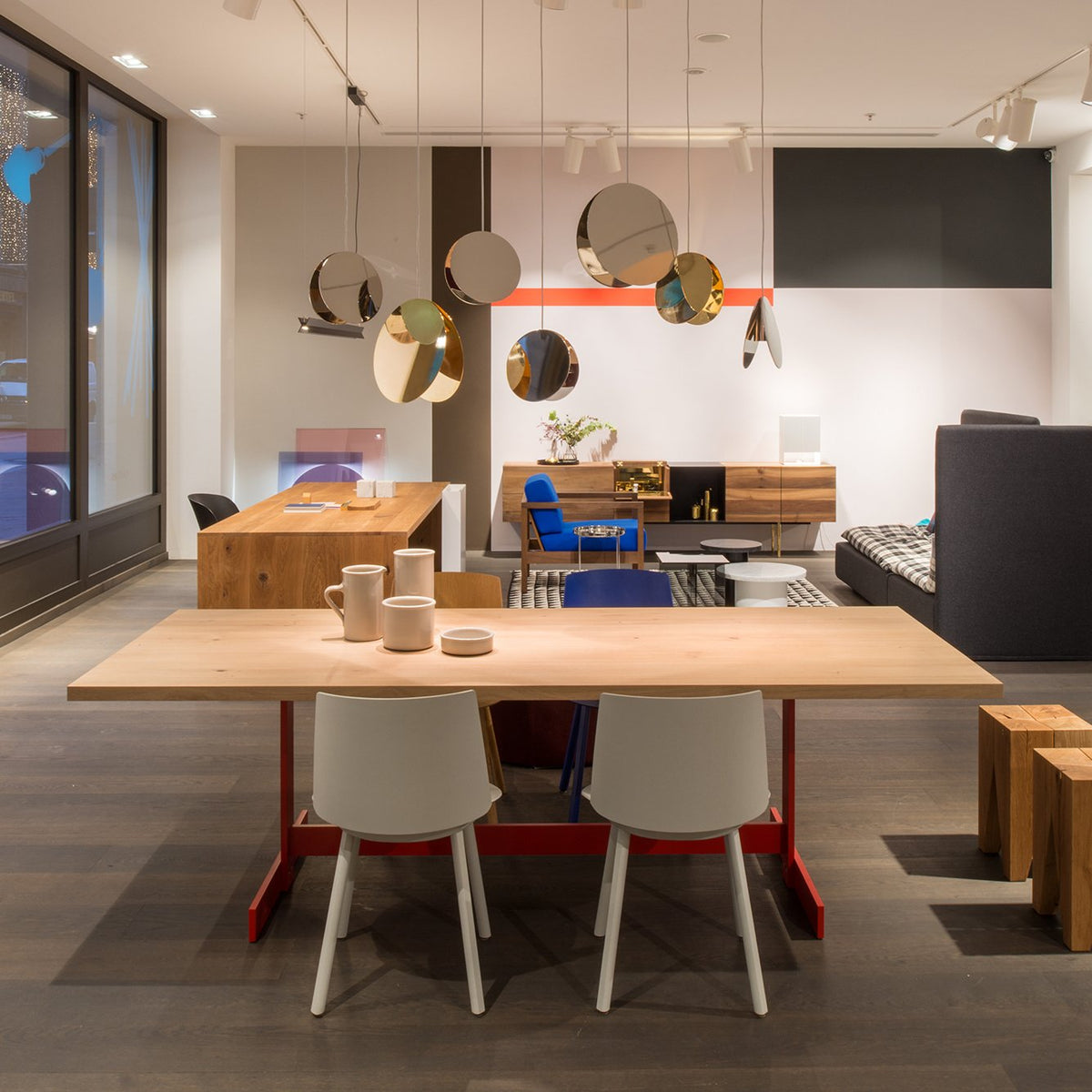 Metal Round Dimmable Pendant Light Featuring 6 Color Choices