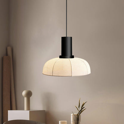 White Fabric Shade Pendant Lamp For Gentle Ambient Glow