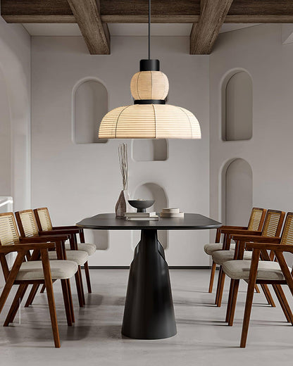 White Fabric Shade Pendant Lamp For Gentle Ambient Glow