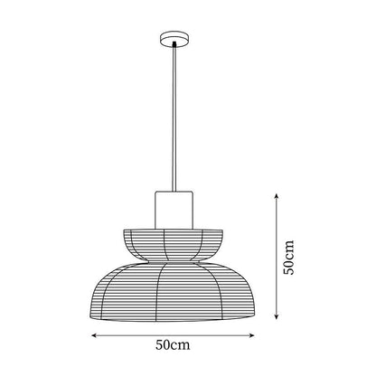 White Fabric Shade Pendant Lamp For Gentle Ambient Glow