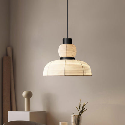 White Fabric Shade Pendant Lamp For Gentle Ambient Glow