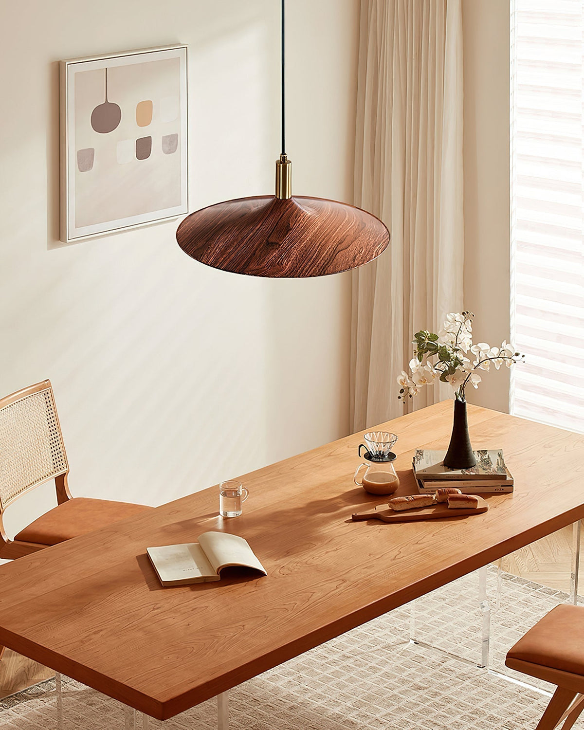 Adjustable Built-In LED Modern Swing Arm Pendant Light
