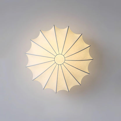 Ceiling Light With Etched Finish Inspired Seashell
