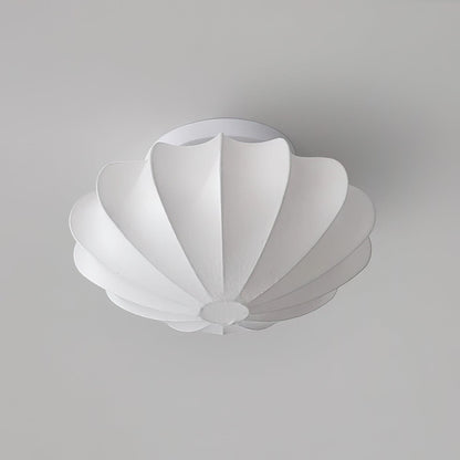 Ceiling Light With Etched Finish Inspired Seashell