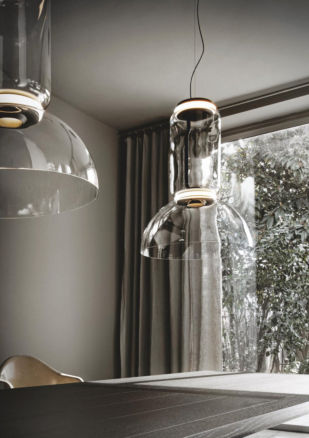 Adjustable Color Temp Industrial LED Pendant Light