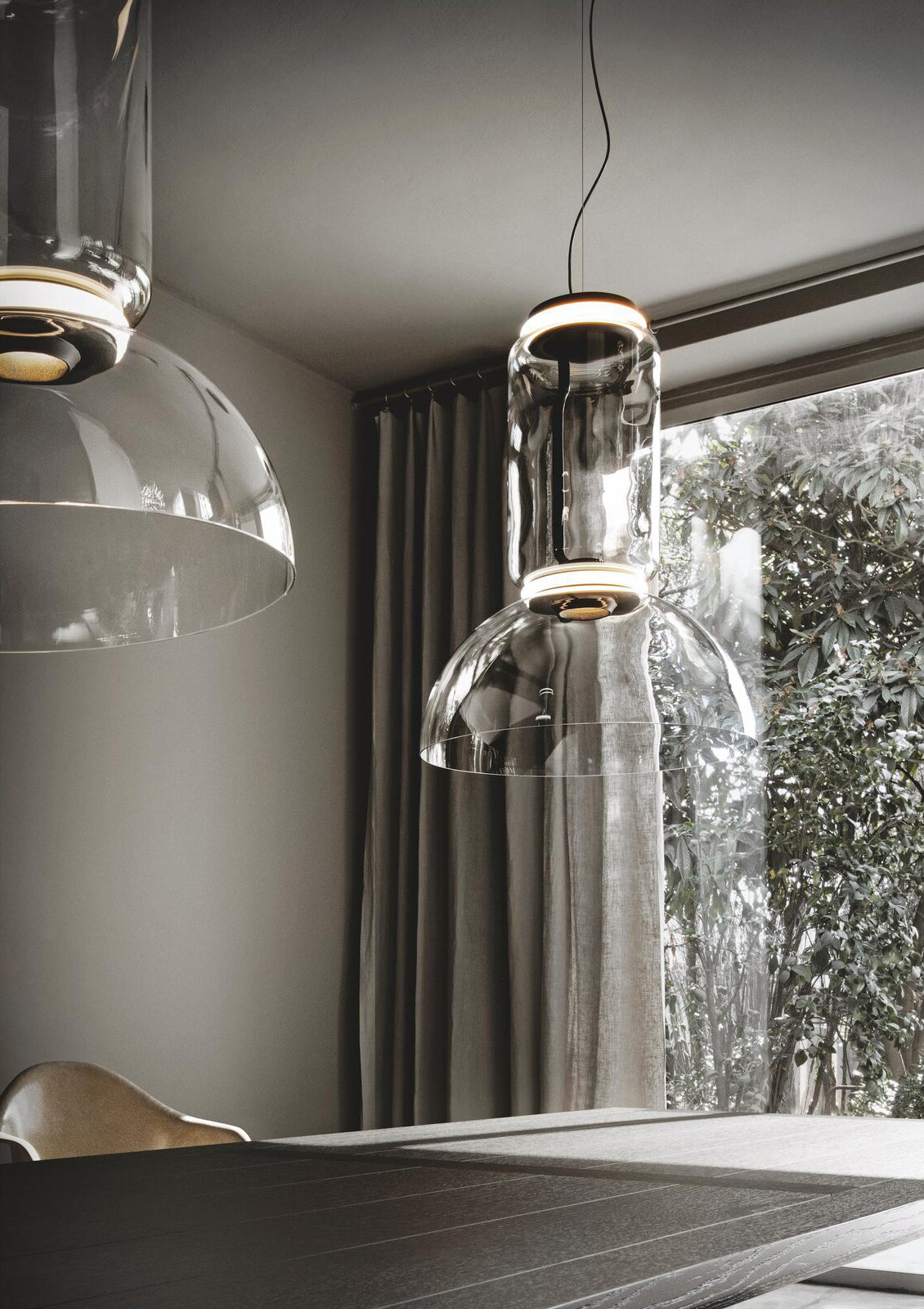 Adjustable Color Temp Industrial LED Pendant Light